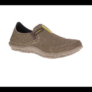 merrell canvas slip on